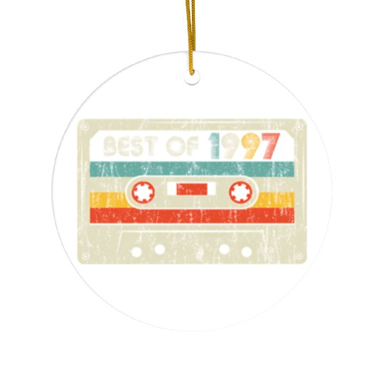 23rd Best Of 1997 Cassette Tape Ceramic Ornaments