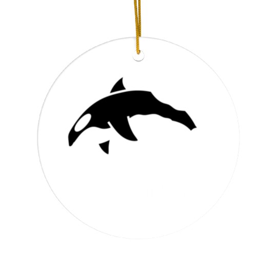 Orcanize Funny Team Orca Killer Whale Lover Gift Ceramic Ornaments