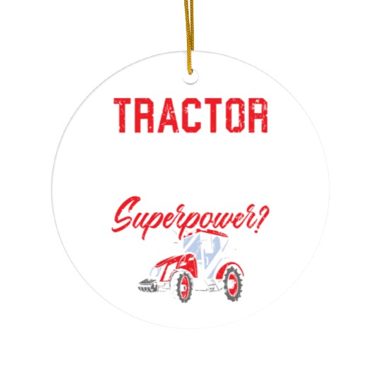 Tractor Mechanic Farm Tractor Repair Mechanical Ceramic Ornaments