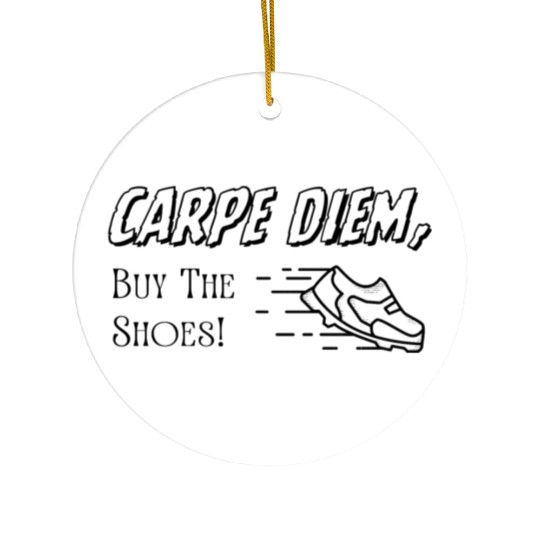 'Carpe Diem' Ceramic Ornaments