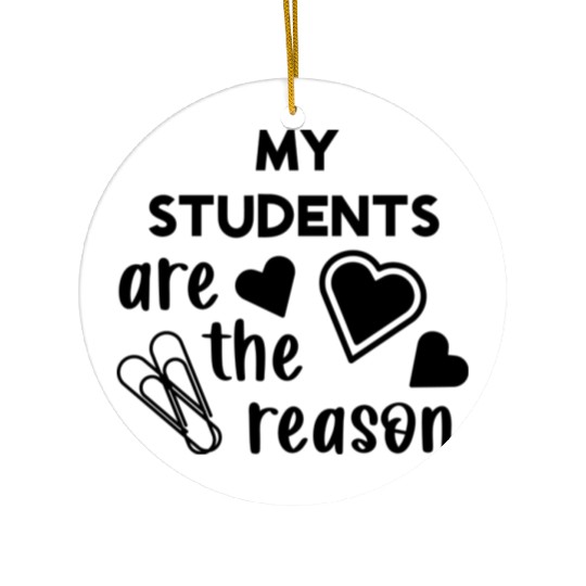 Best teacher GIft Ceramic Ornaments