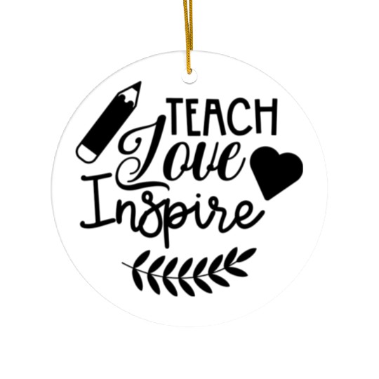 Best teacher GIft Ceramic Ornaments