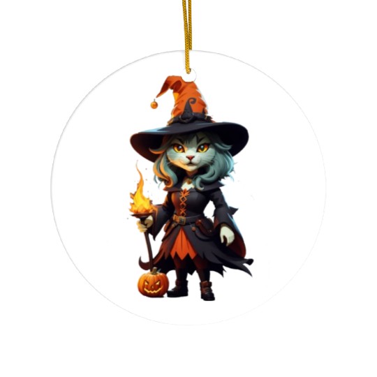 Wicked little witch Ceramic Ornaments