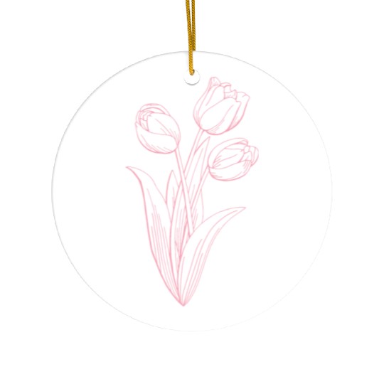 Tulips Florist Flowers Tulip Ceramic Ornaments