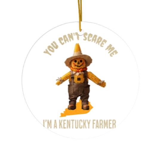 I’m a Kentucky Farmer Halloween Fall Autumn Ceramic Ornaments