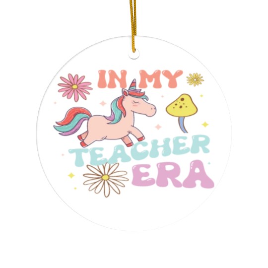 IN MY TEACHER ERA HALLOWEEN Ceramic Ornaments