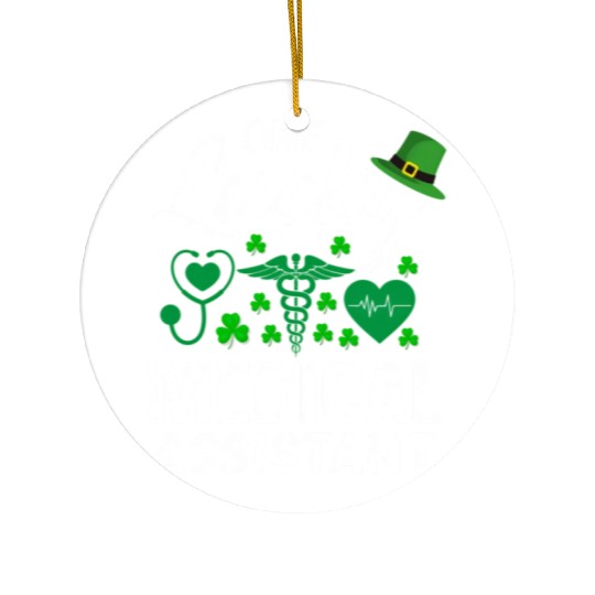 St Patrick'S Day Lucky Medical Assistant Ceramic Ornaments
