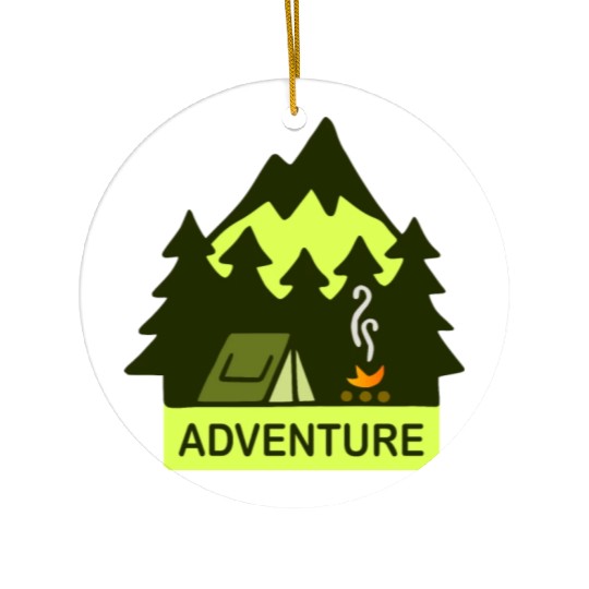 Keep It Simple (Adventure) Ceramic Ornaments