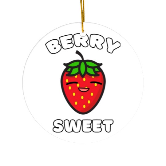 Berry Sweet - Strawberry Ceramic Ornaments