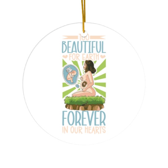 Infant Loss Miscarriage Awareness Pregnancy Loss Ceramic Ornaments