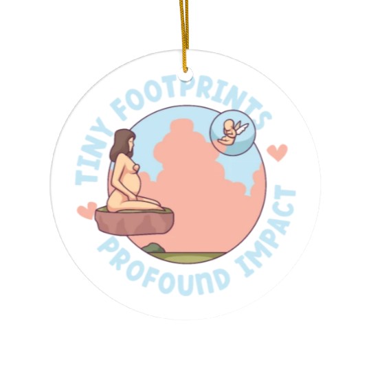 Infant Loss Miscarriage Awareness Pregnancy Loss Ceramic Ornaments