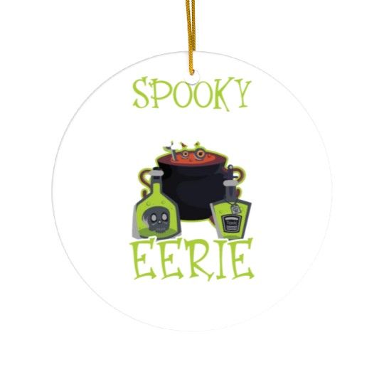 Spooky Shots Eerie Elixirs Bartender Halloween Ceramic Ornaments