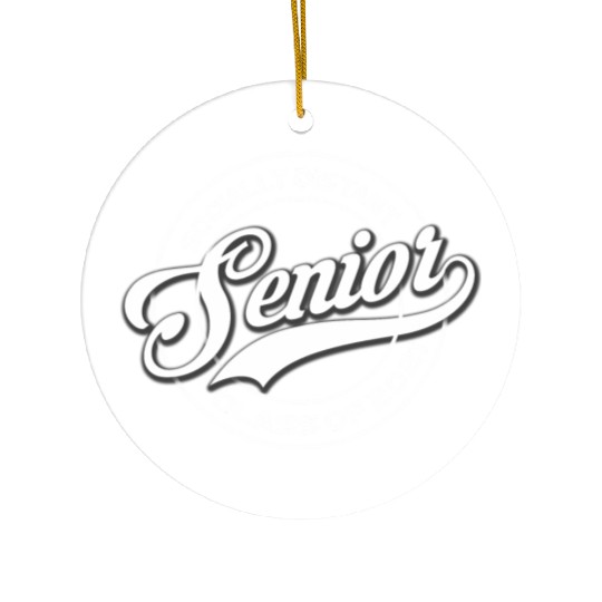 Graduating 2021 Senior Class Back To School Social Ceramic Ornaments