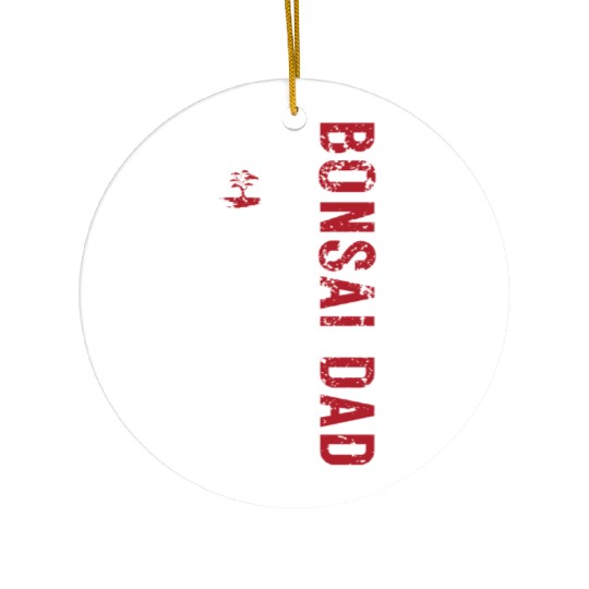 American Flag Bonsai Dad Ceramic Ornaments