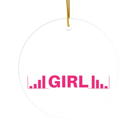 Data Scientist Girl Joke Analyst Science Statistic Ceramic Ornaments