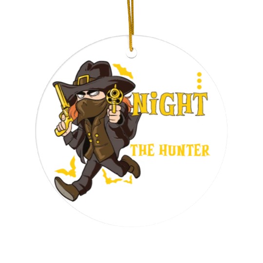 Vampire Hunter Undead Slayer Stake and Cross Ceramic Ornaments