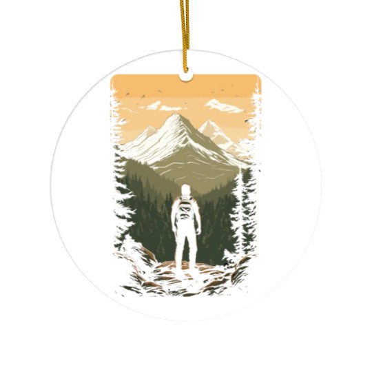 Camouflage Your Passion for Hunting Deer Ceramic Ornaments