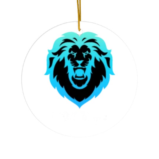 lion black Ceramic Ornaments