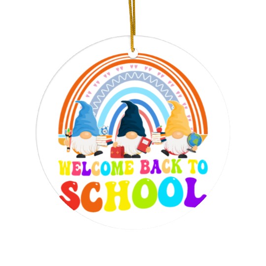Welcome Back To School Ceramic Ornaments