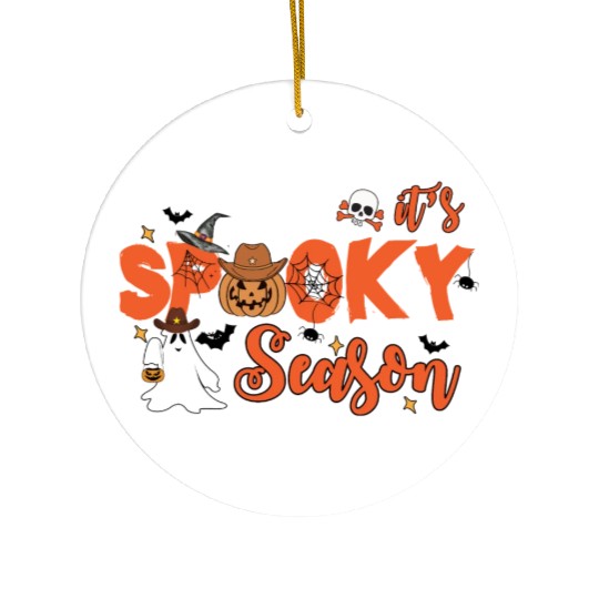ITS SPOOKY SEASON Ceramic Ornaments