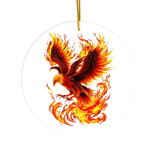 Phoenix Bird Ceramic Ornaments