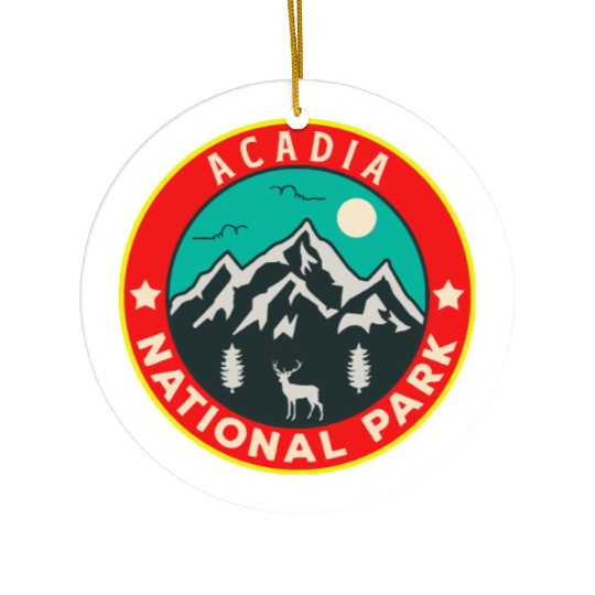 Acadia National Park Ceramic Ornaments Acadia National