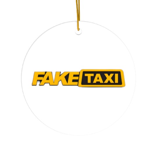 fack taxi Ceramic Ornaments