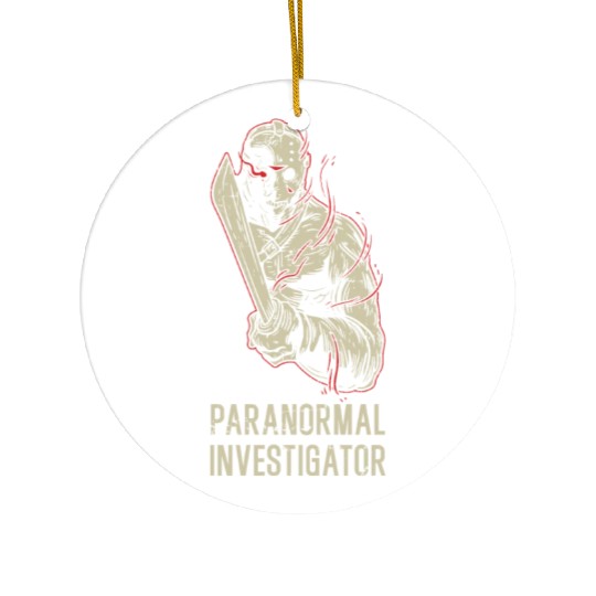 Ghost Hunting Paranormal Investigator Ceramic Ornaments