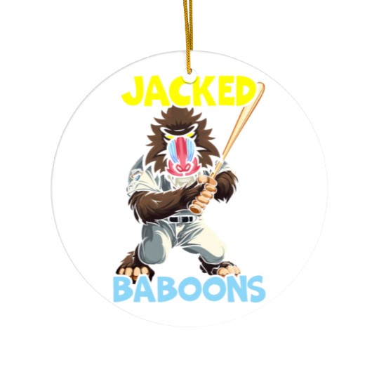 Baboon Monkey Lover Wildlife Animal Zookeeper Ceramic Ornaments