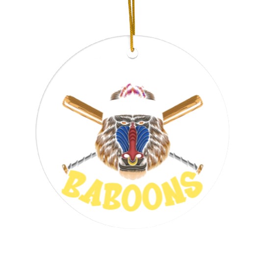 Baboon Monkey Lover Wildlife Animal Zookeeper Ceramic Ornaments