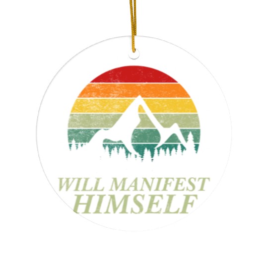 Yahweh - Will Manifest Himself Worshiper Inspiring Ceramic Ornaments
