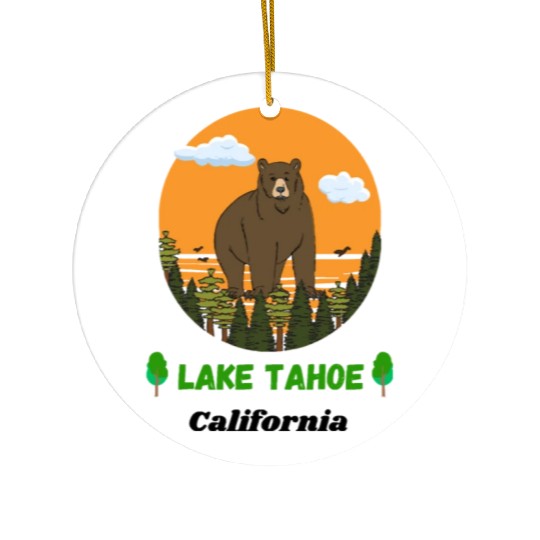 Lake Tahoe California Ceramic Ornaments
