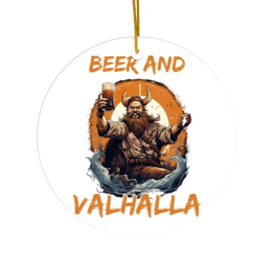 Viking World Tour Vikings Valhalla Odin for a Men Ceramic Ornaments