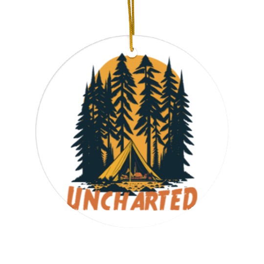 Camping Ceramic Ornaments, Solo Camping, Night Camping