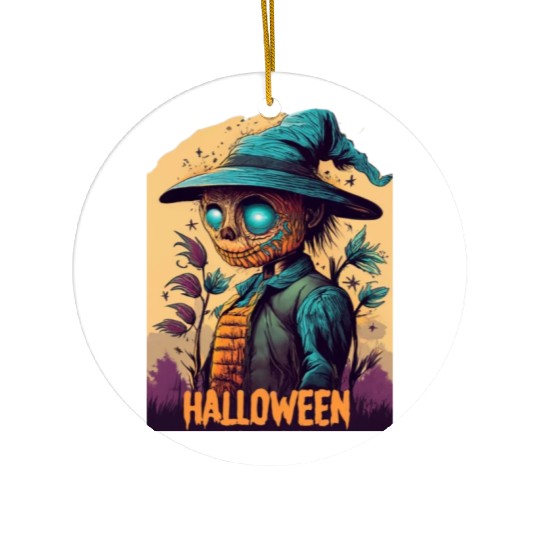 Scarecrow Ceramic Ornaments