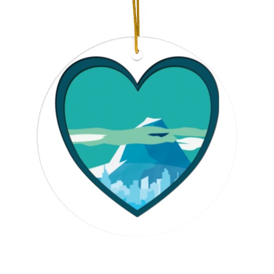 Blue mountain Ceramic Ornaments