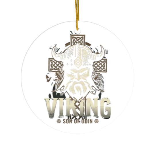 viking warrior Ceramic Ornaments