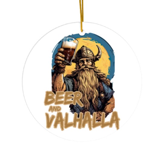 Viking World Tour Vikings Valhalla Odin for a Men Ceramic Ornaments