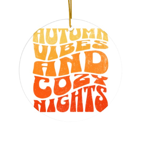 Autumn Bliss Ceramic Ornaments