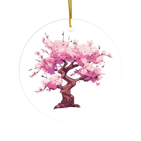 Enchanted Sakura: Blossom Bliss Ceramic Ornaments