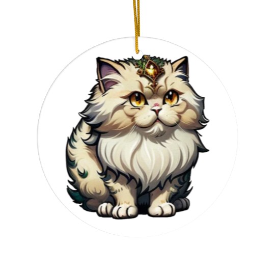 The Prince of Persian cat Ceramic Ornaments
