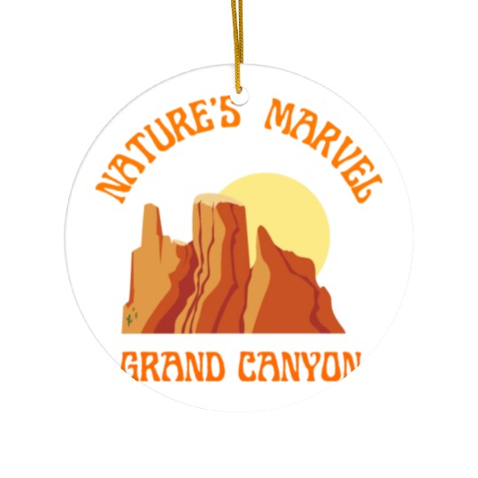 Nature s Marvel Grand Canyon Ceramic Ornaments