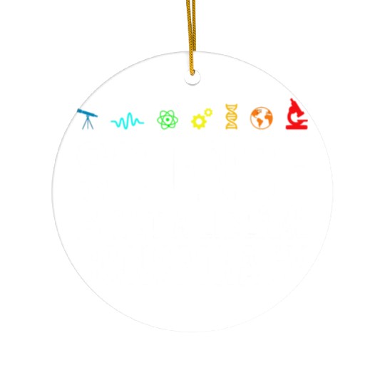 Science is not a liberal conspiracy Ceramic Ornaments