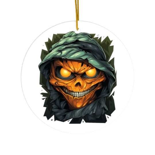 Halloween Spooky Cartoon Mummy Ceramic Ornaments