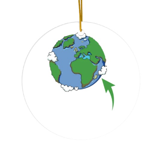 SCIENCE - I'M WITH HER Ceramic Ornaments