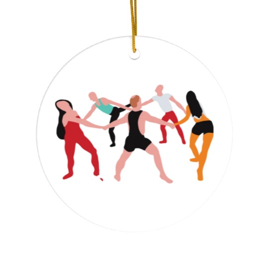 Dance Teacher Teaching Dance Ceramic Ornaments