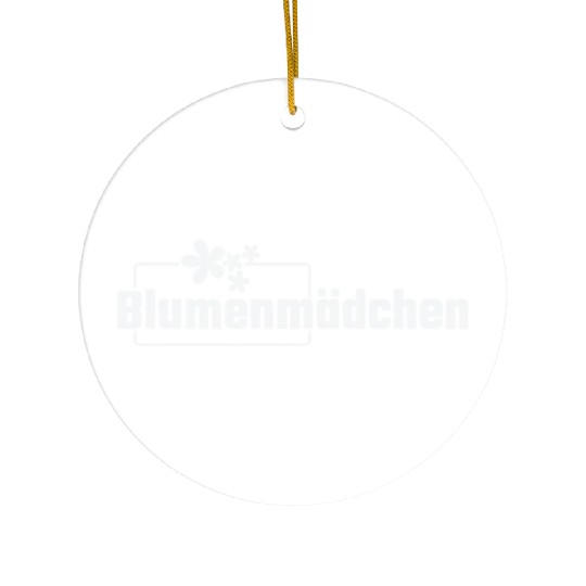 Flower Girl Wedding Ceramic Ornaments