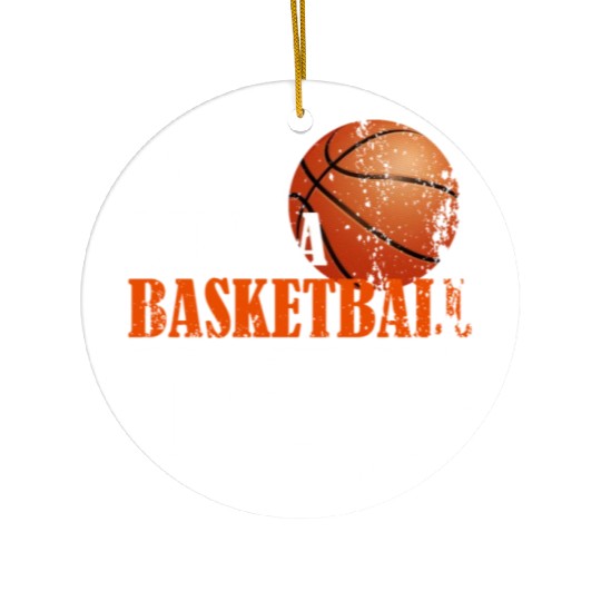I Love Being a Basketball Dad Ceramic Ornaments
