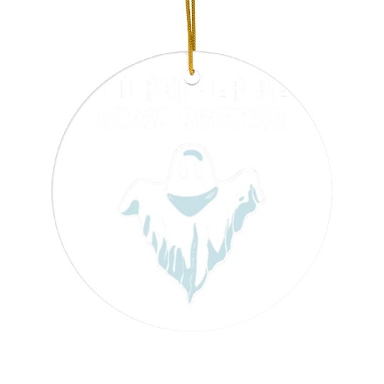 Rather Ghost Hunting Halloween Master Gift Ceramic Ornaments