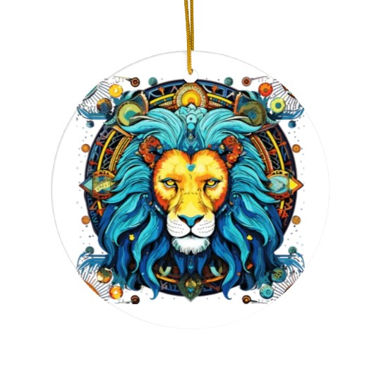 Embrace Your Leo Identity: Leo Pride Ceramic Ornaments